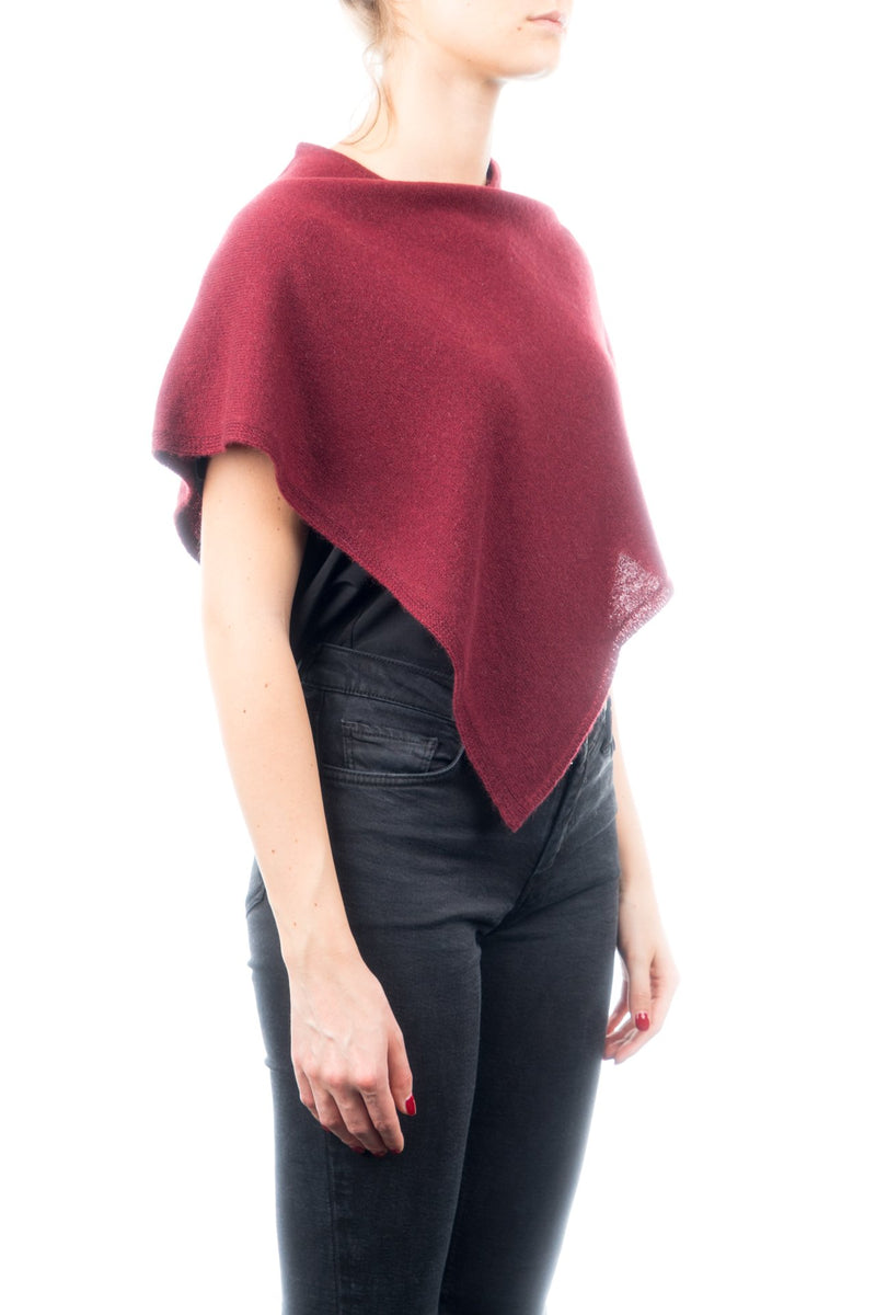 Kurzer Poncho 100% Kaschmir | Dalle Piane Cashmere